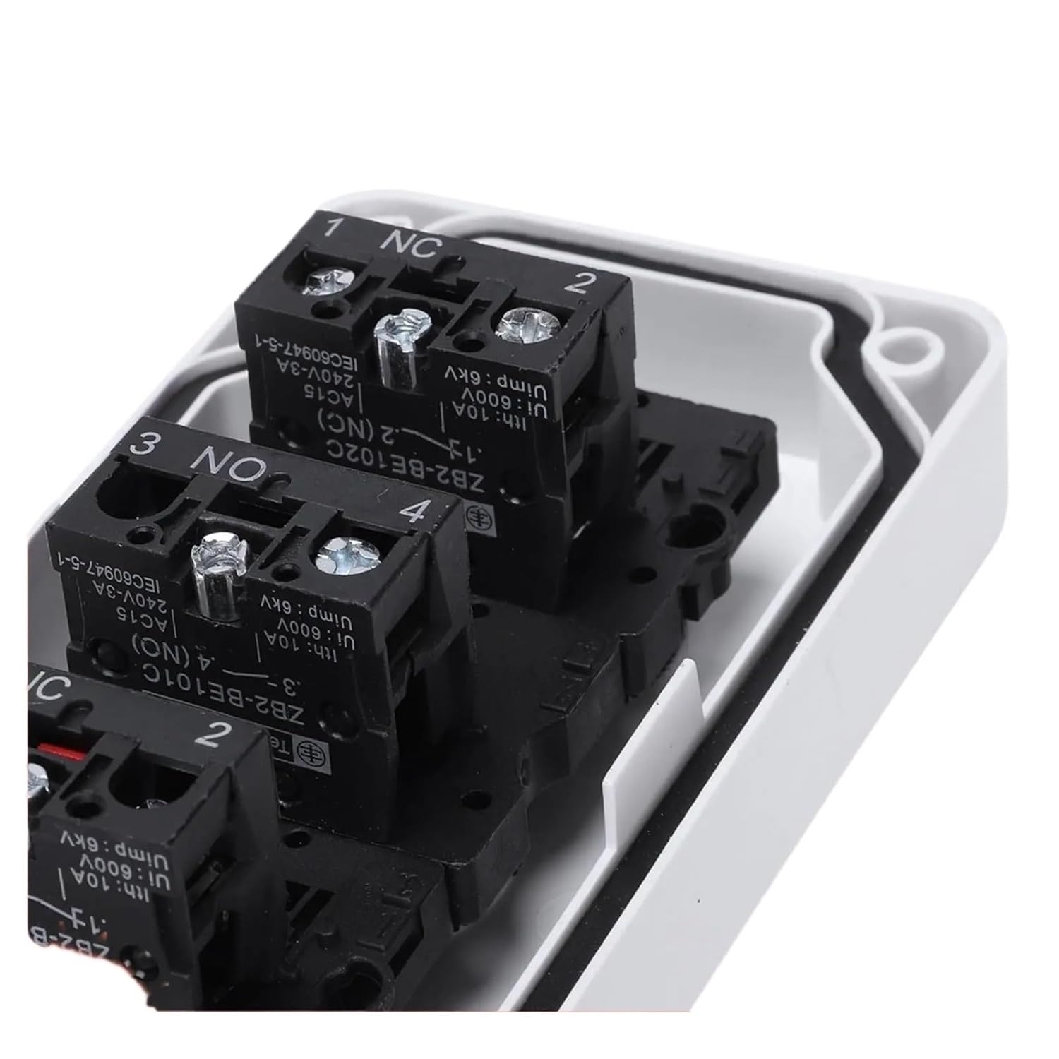 A88Z 3X NC Emergency Stop NO Red Green Momentary Push Button Switch Station 600V 10A