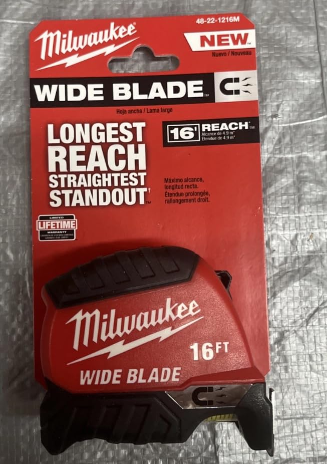 Milwaukee Tape MEAS Wide Blade MAG 16FT 48-22-0216M - image 1