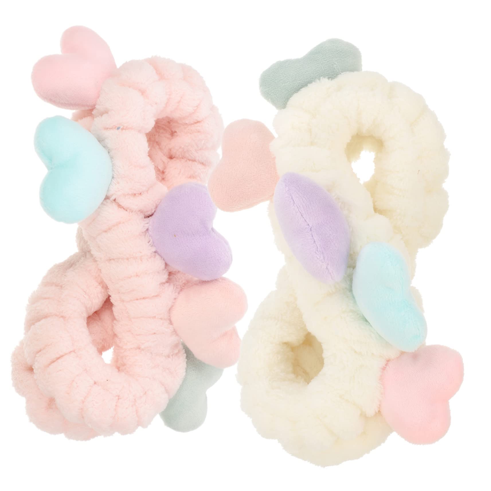 POPETPOP 6pezzi Fasce Elastiche Regolabili Pile Per Makeup e Detersione Colori Decorazioni Per e Ragazze