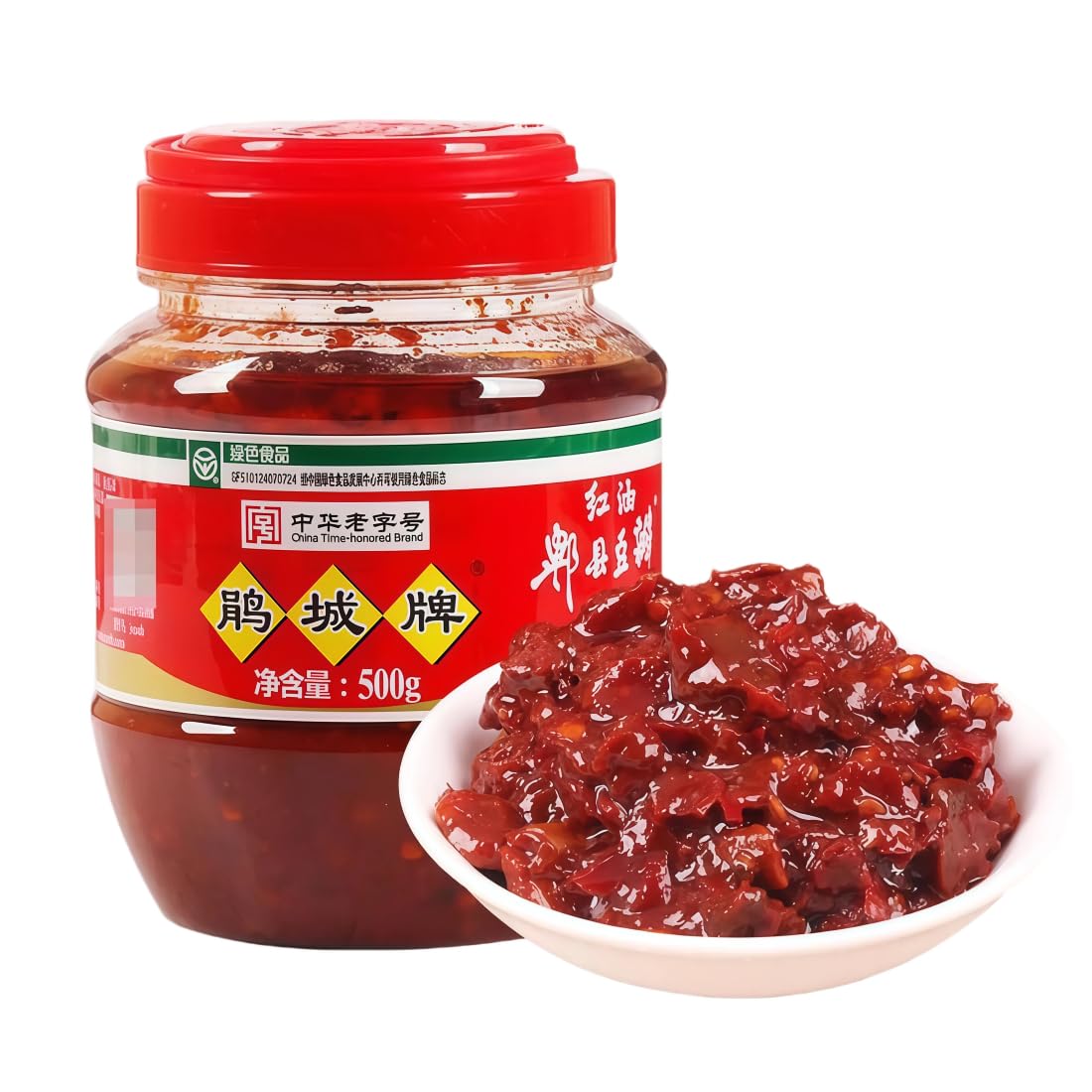 Doubanjiang 500g sticky chili bean sauce - Auténtica pasta de judías con chile rojo de Sichuan para cocinar y condimentar