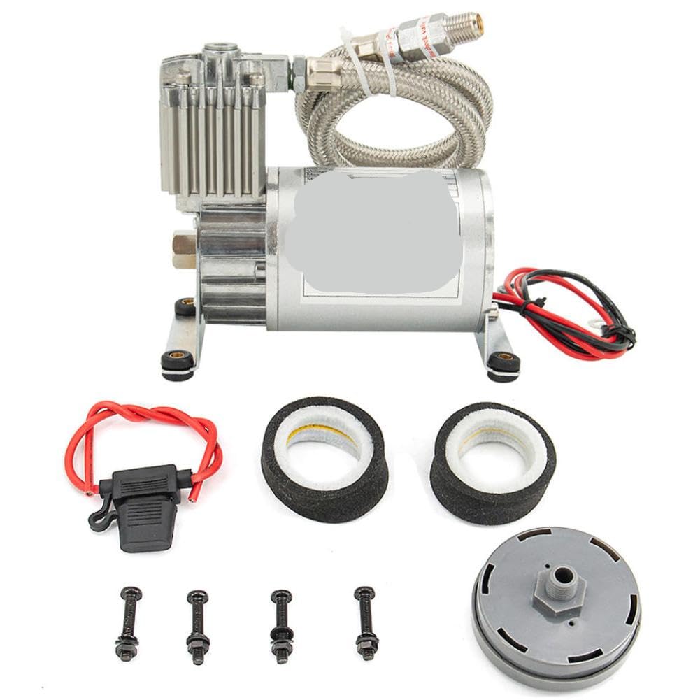 Air Suspension Compressor 12V 150 PSI Outlet 1/4 NPT Compatible with Car Small Portable Air Systems 14ASCS