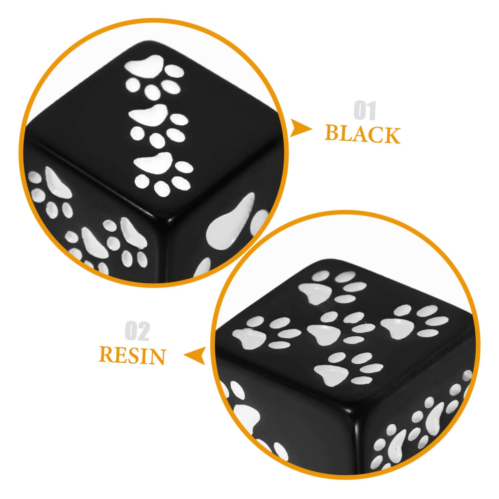 Abaodam 50piezas Dados De De De Cartoon Dados De Caras para Mesa y Actividades Sociales Accesorios De Fiesta y Reuniones Familiares