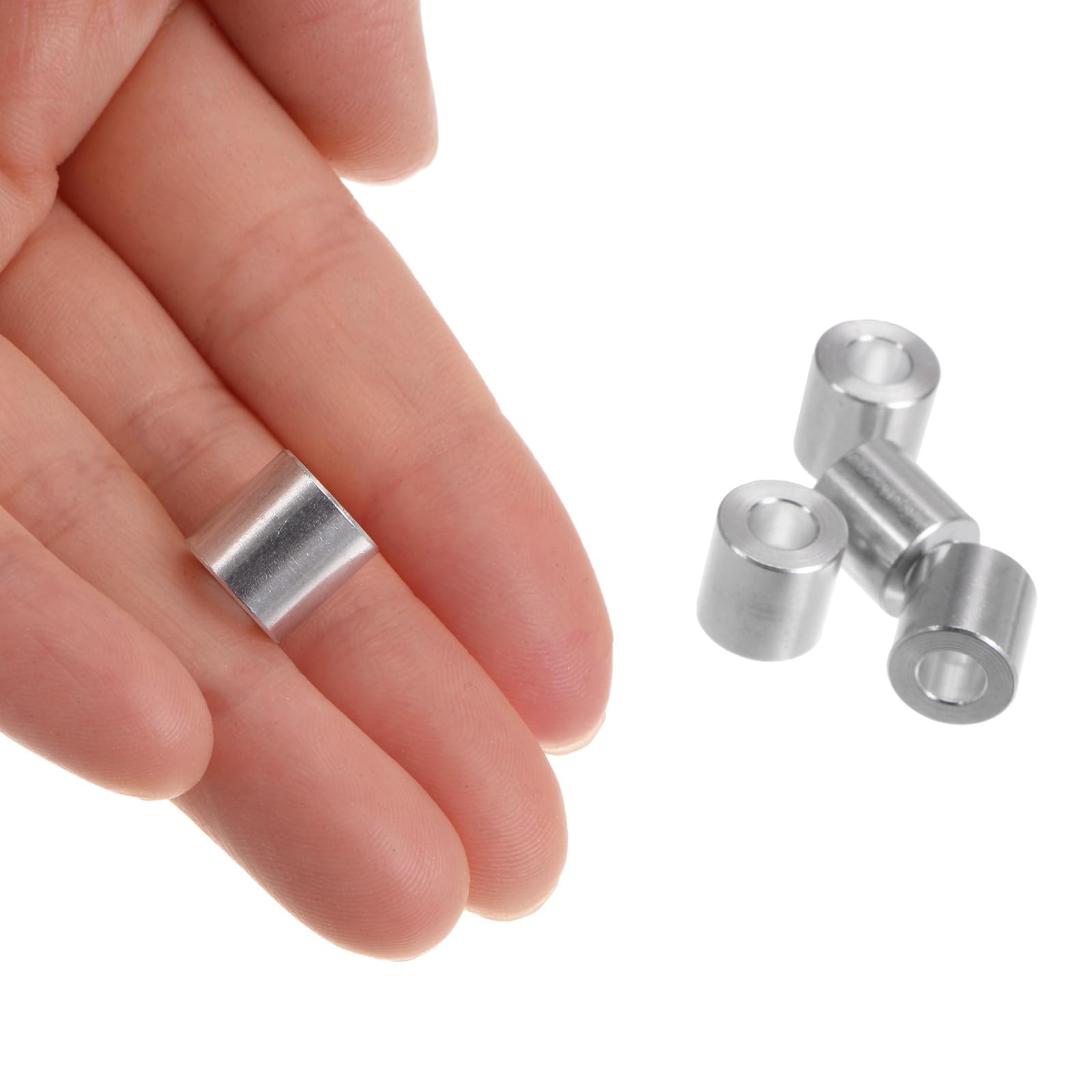 5 Distanziali Per Cuffie Bici In Lega Di Alluminio 5 Mm – Adatti Per Tubi Sterzo 1 1/8