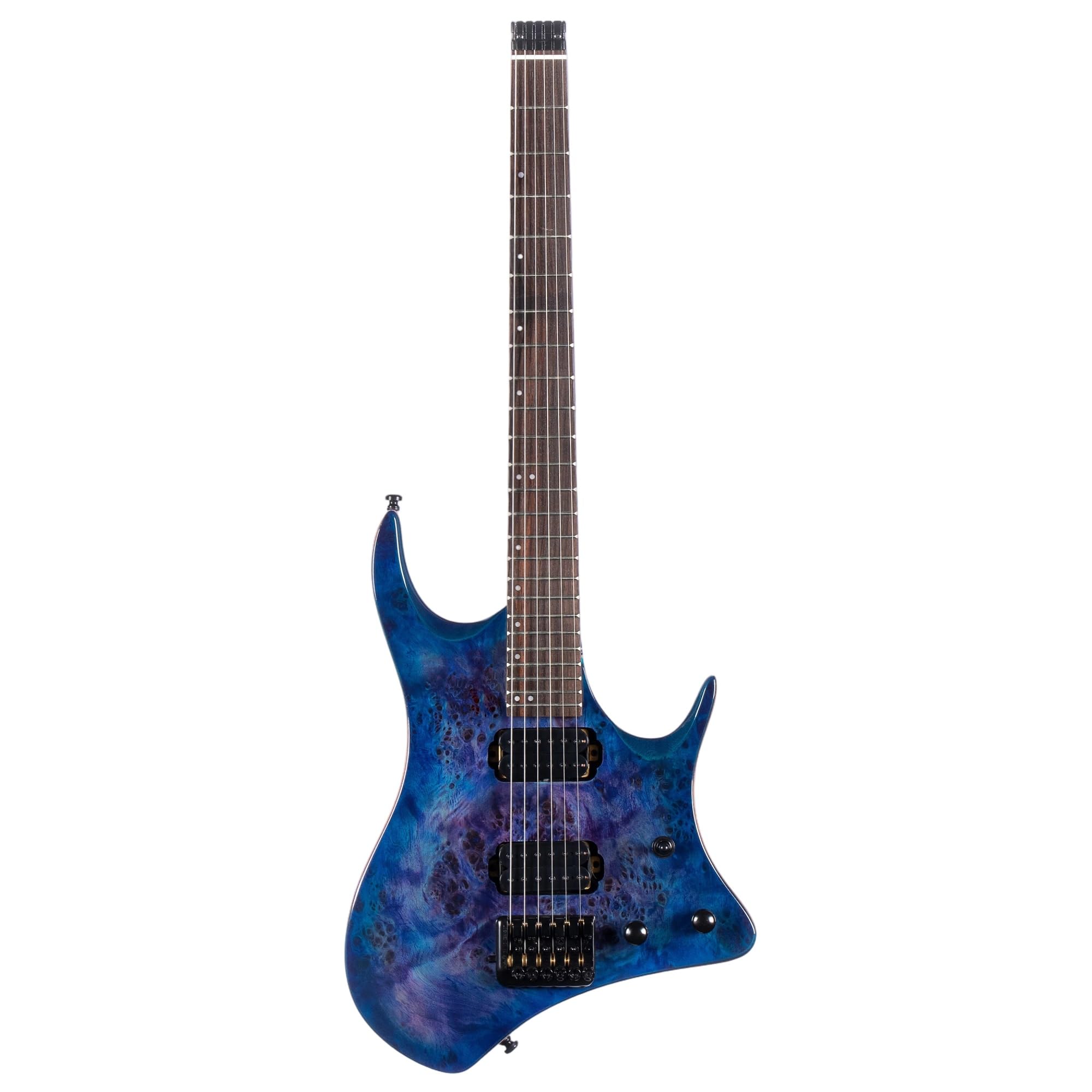 Standard Gitara Elektryczna Bezgłowy Przetwornik Humbucker Do Gitary Elektrycznej Jazzowej Odpowiedni Dla Początkujących I Dorosłych Ćwiczących Grę(Blue)