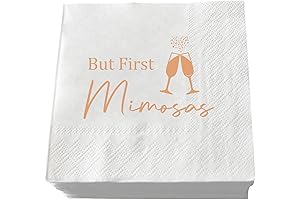 But First Mimosas Cocktail Napkins: The Perfect Accent for Your Brunch Celebrations