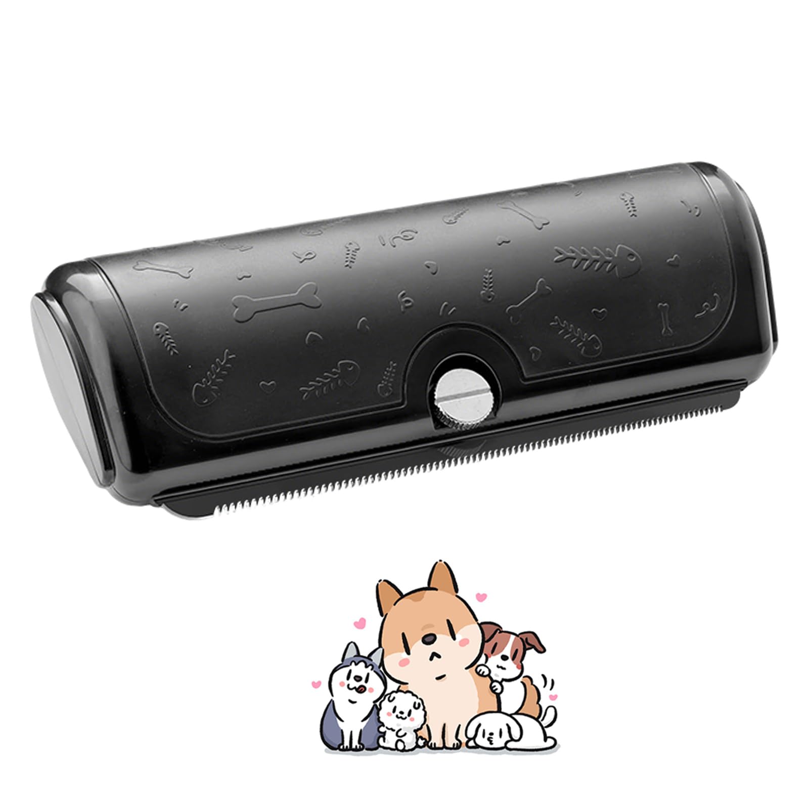 JOLLY AUNTIE Deshedding Brush for Dogs Cats, Horses & Pets, Gentle Wide Comb