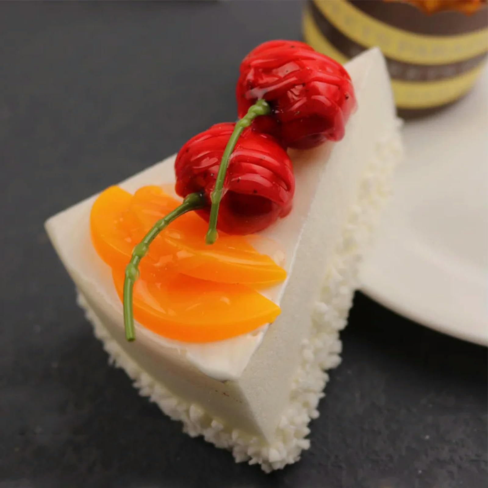 WJTOPGYH Artificial Fruit Cakes Dessert Fake Food Bread Simulation Cake Model Decoration Photography Props Display Ornament-C