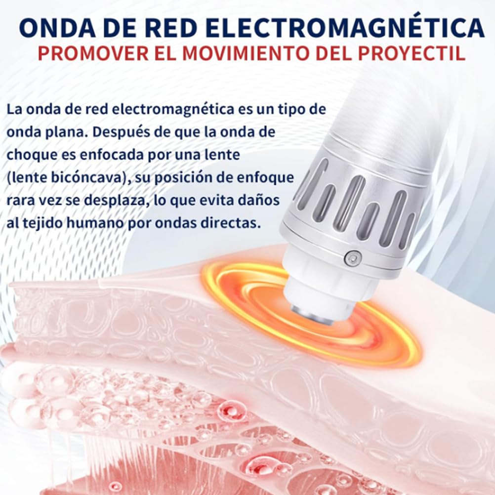 BCBKD Macchina Terapia Ad Onde D'urto Extracorporee, Macchina Professionale Terapia Ad Onde D'urto Extracorporee Elettromagnetiche Eswt ED, Massaggiatore per Il Sollievo dal Dolore