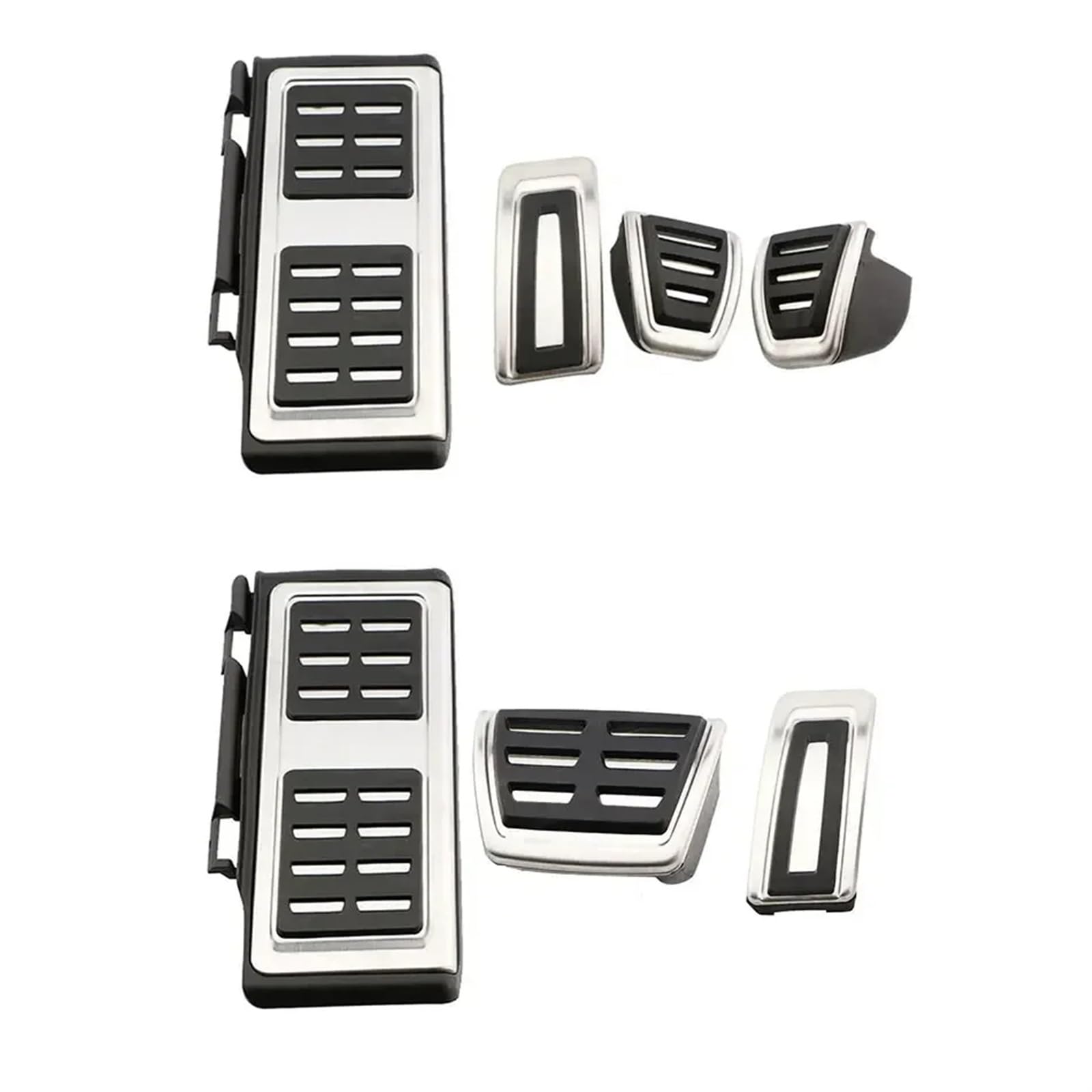 Car Trim Interior for VW for Passat B8 for Golf 7 for Tiguan 2017-2022 Car Pedals Foot Fuel Brake Clutch Cover(MT 3 Pieces)