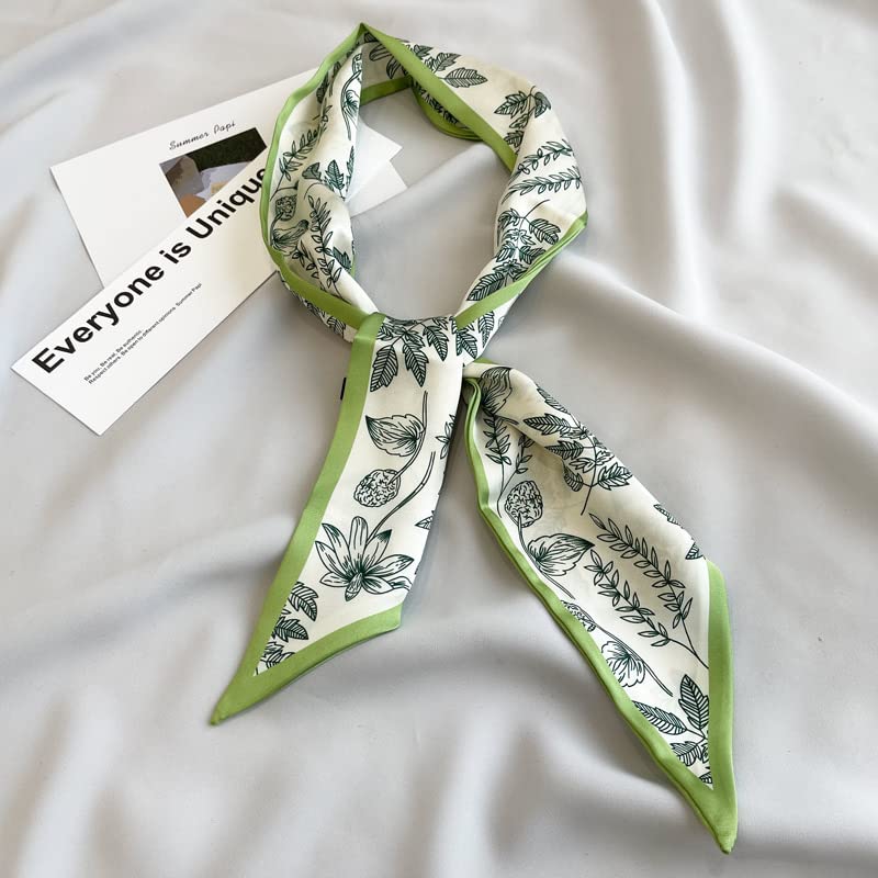 Silk Feeling Scarf Satin Head Scarf for Women Neckerchief For Women3