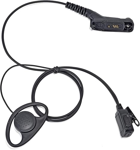 Walkie Talkie Auricular con micrófono para Motorola APX6000 APX8000 APX7000 Radios portátiles, auriculares de radio con gancho de oreja en forma de