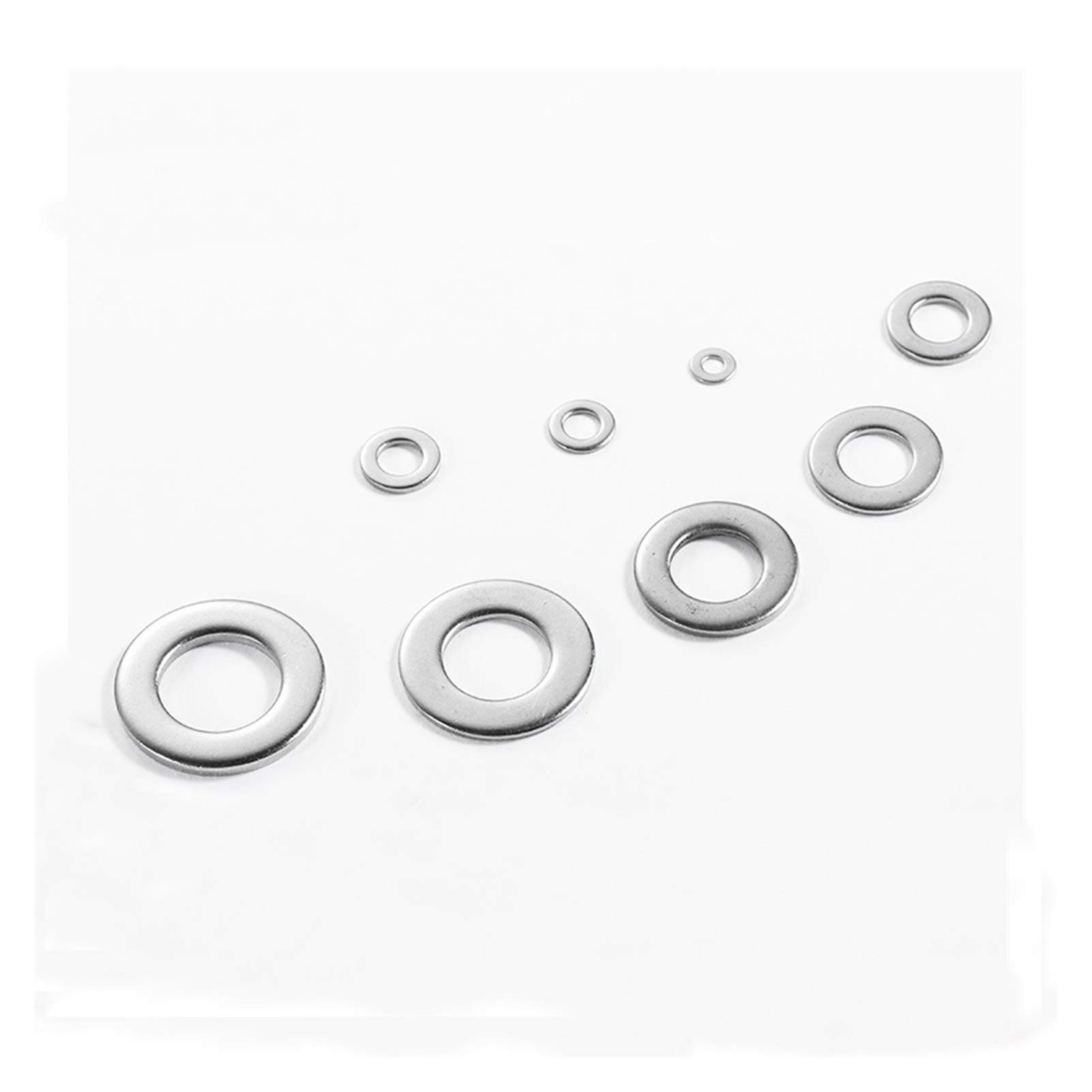 SBTRKT 5-1000 Arandelas Planas, Arandelas de Metal, Arandelas de Acero Inoxidable 304, Arandelas Generales M1.6 M2 M2.5 M3 M4 M5 M6 M8 M10 M12 M12 for Mantenimiento General. (Color : M24X44X4.0 5PCS)