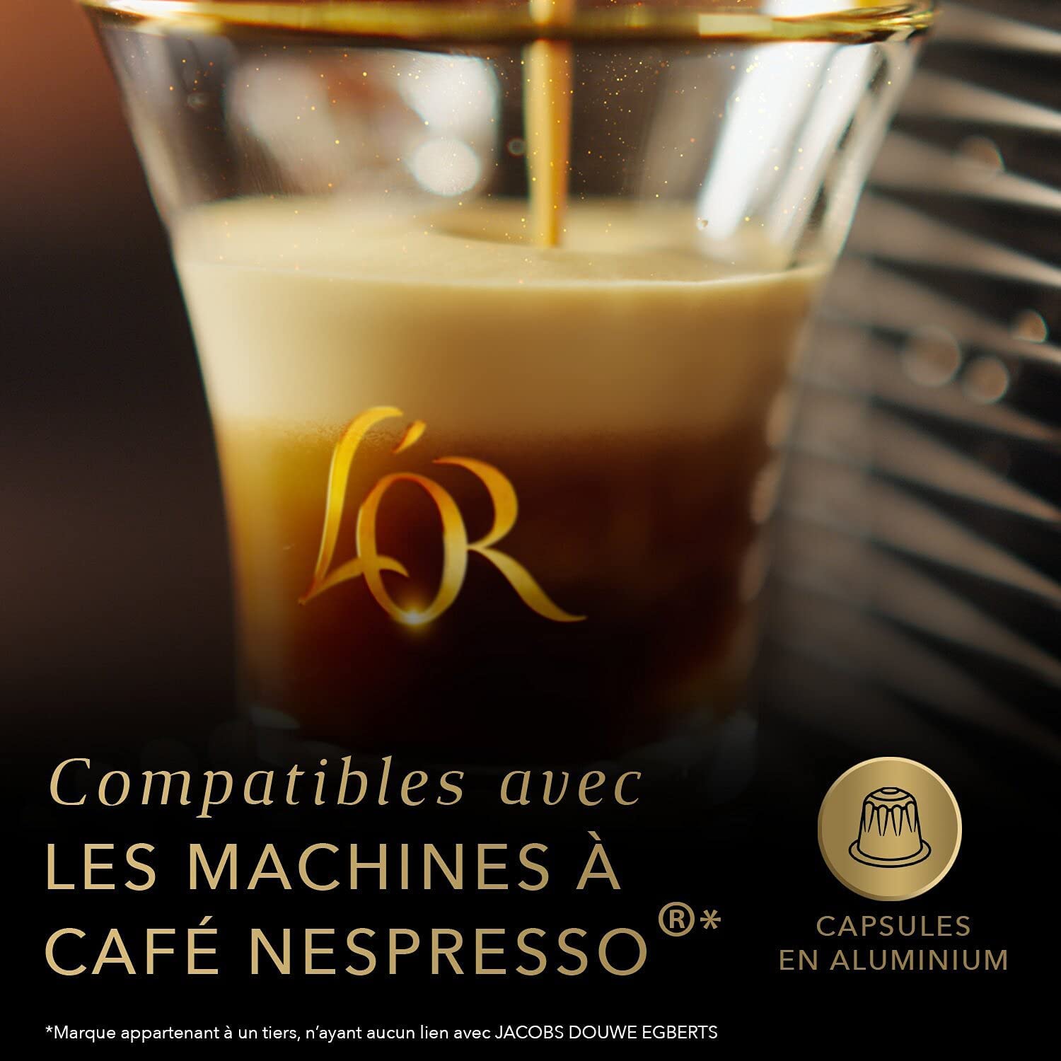 L'Or Kawa espresso – 200 kapsułek złota Absolu Intenu 9 – kompatybilna z Nespresso®* (10 x 20 sztuk)