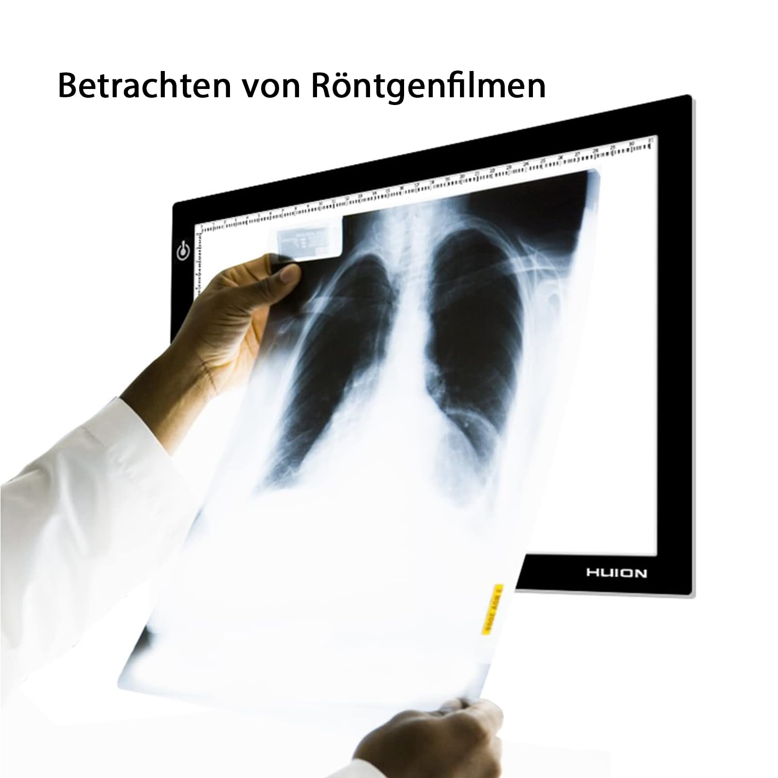 HUION Leuchttisch L4S LED Pad, 31 x 21cm Arbeitsbereich, Tragbare Lichtkasten Leuchtkasten mit USB Kabel, Ideal für DIY 5D Diamond Painting Skizzierung Zeichnen Malen Skizzierung