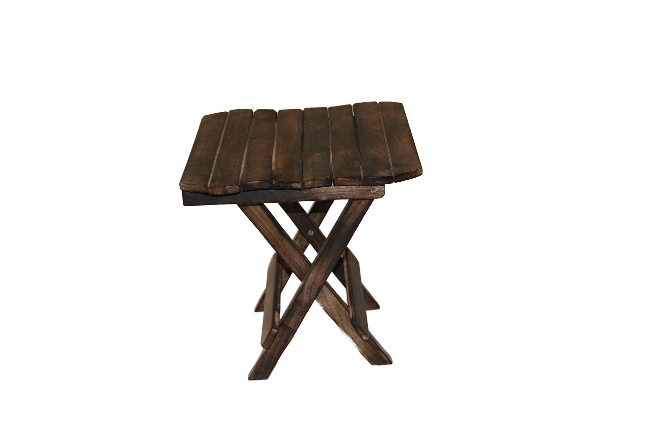 H S Design Table Handicrafts Beautiful Wooden Antique Folding Kids Table