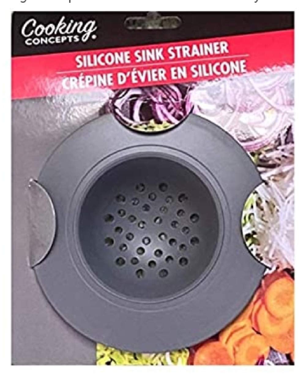Silicone Sink Strainers- Pack of 2 (Grey)