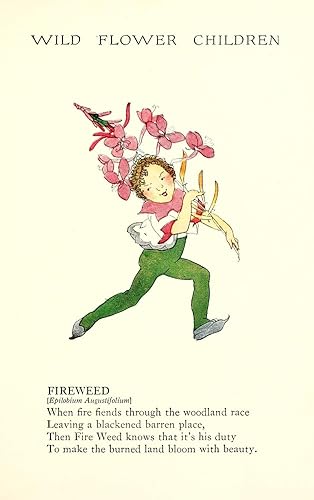 Posterazzi Póster impreso de Janet Laura Scott (24 x 36), diseño de Wild Flower Children c.1918