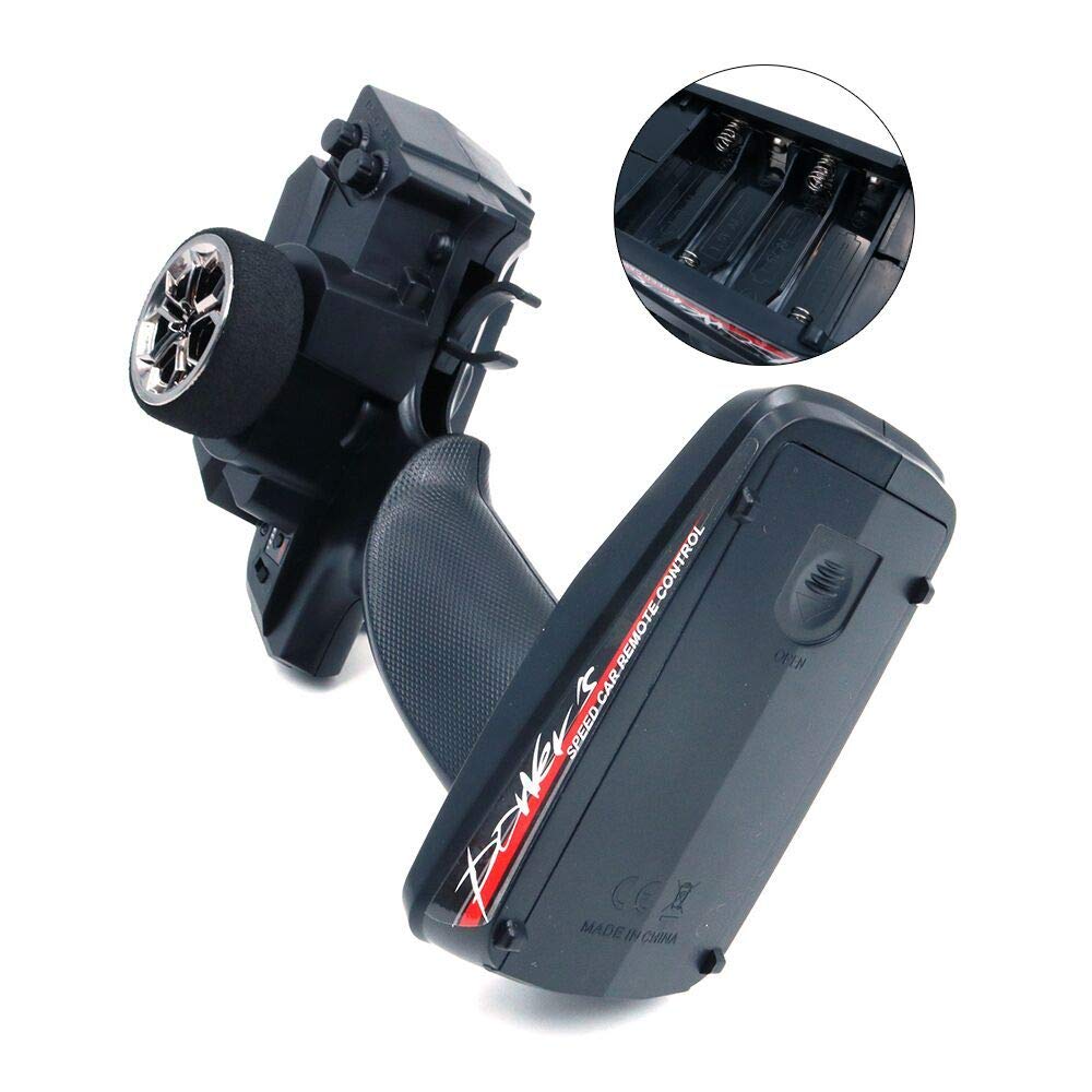 DollaTek WLtoys 1/12 RC voiture pièces de rechange télécommande 12428-0343 V2 2.4G contr?leur avec 3 en 1 RC voiture récepteur pièces de rechange accessoire