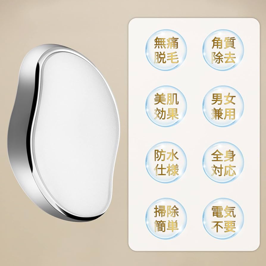 機能性ガラス・ナノガラスの最新技術 Amazon | 【2025業界新傑作】脱毛器 無痛脱毛器 こするだけ 除毛