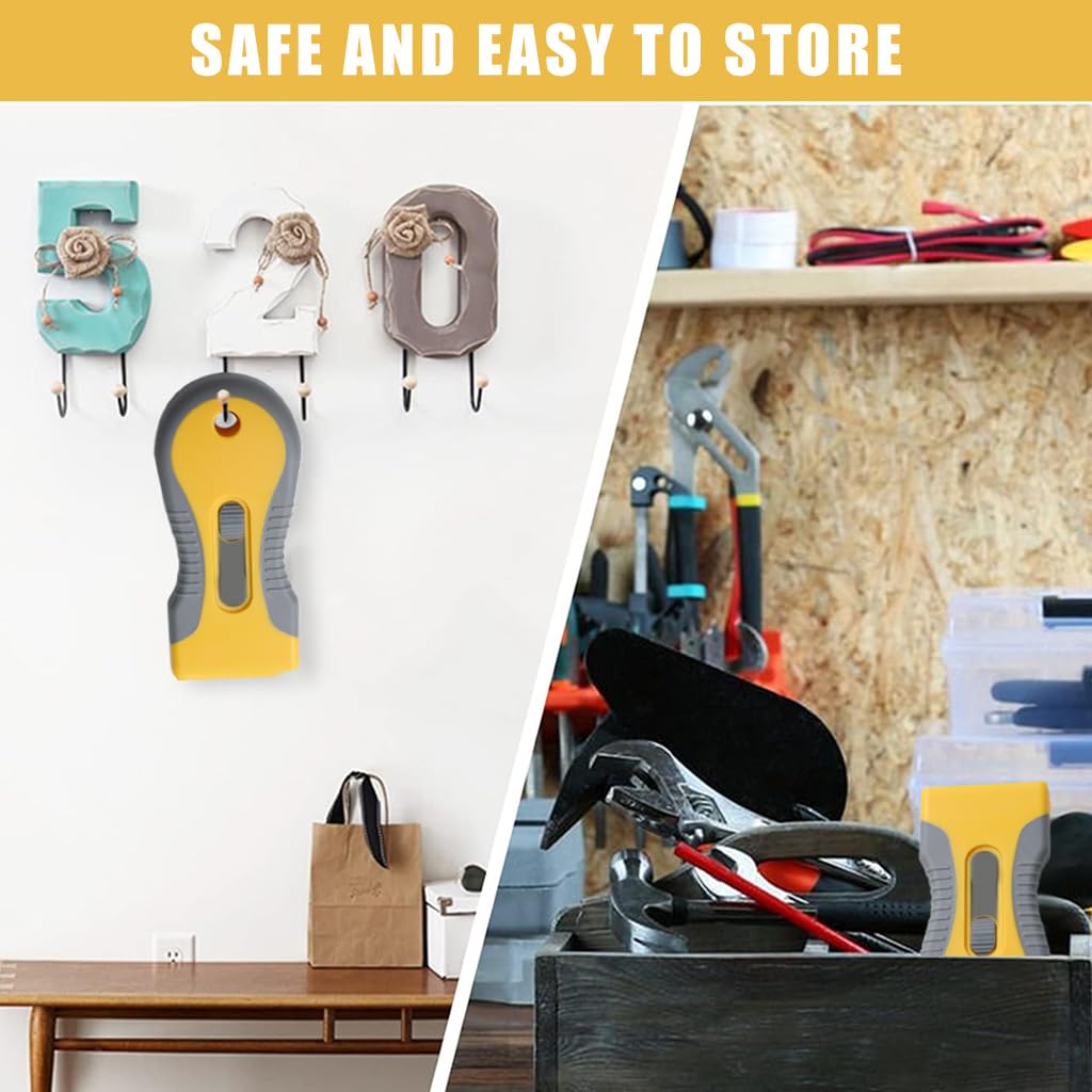 Metal Scraper Tool - Remove Stickers & Glue -7