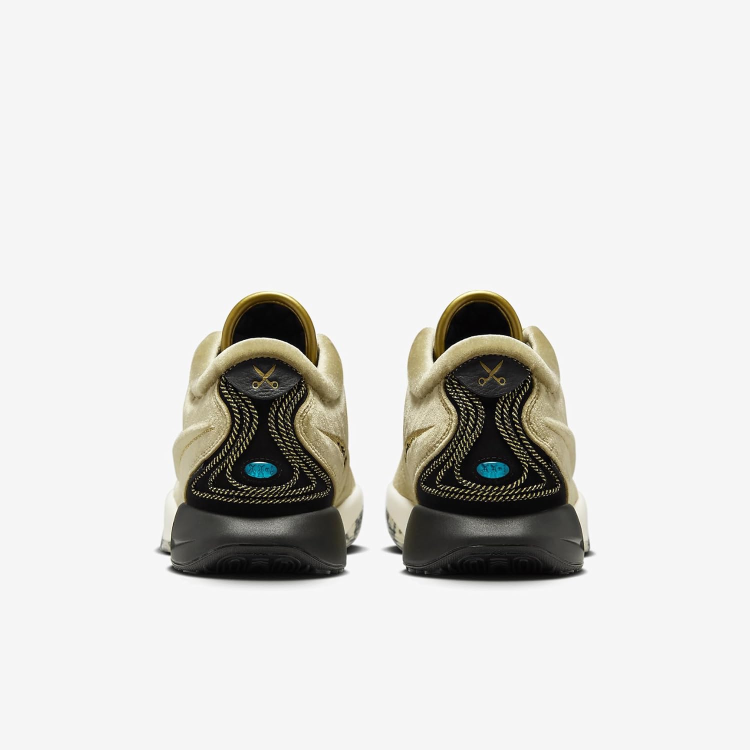 Lebron XXI Basketball Shoes (FZ7883-700, Metallic Gold/Coconut Milk/Aquamarine/Black) Size 8.5 - Image 6