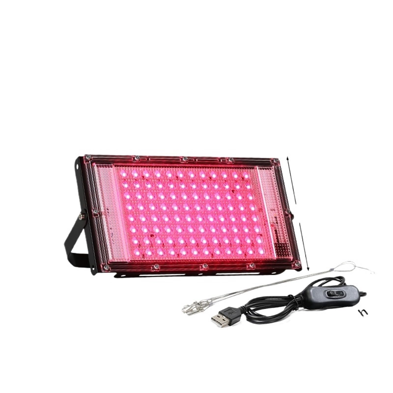 LJLJCQCNS Led Flood Light 50W 100W 150W 220V Floodlight Waterproof Path Light(100w USB with Wire)