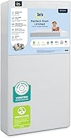Serta Perfect Start Dual-Sided Crib & Toddler Mattress: Breathable Recycled Fiber Core, Waterproof, GREENGUARD Gold, Made in USA, 7-Year Warranty