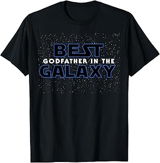 Best Godfather in Galaxy Shirt for Godfather Gift T-Shirt