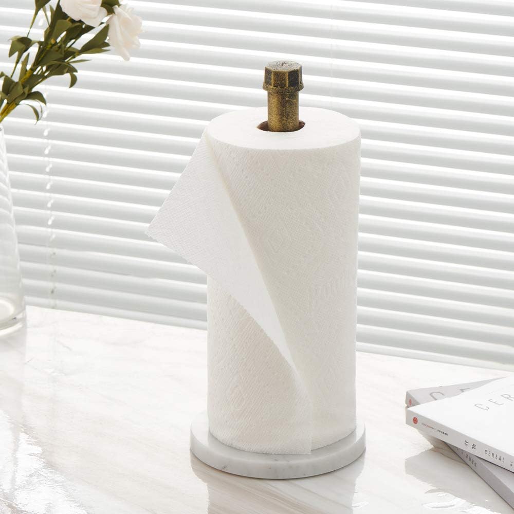 Buy StonePlus Industrial Pipe Kitchen Standing Paper Holder, Natural