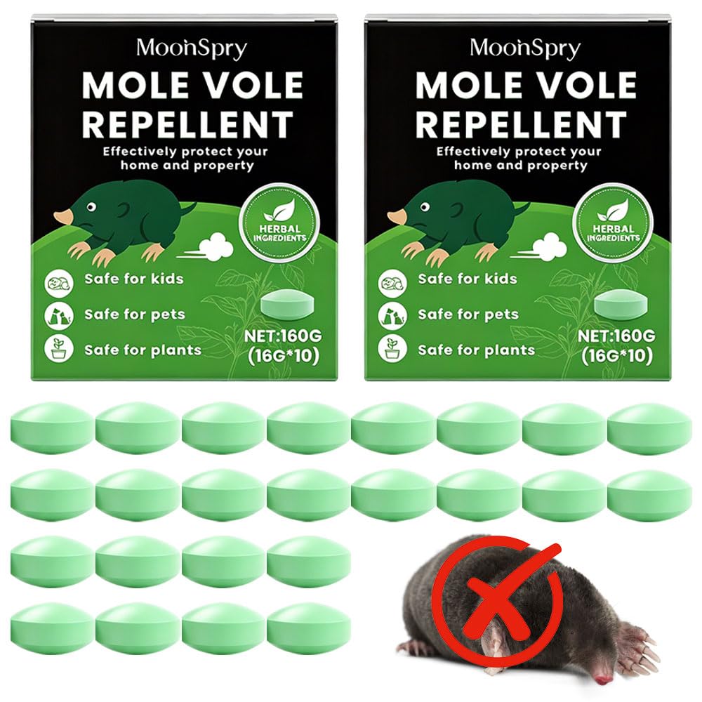 20 Pcs Rat & Mouse Repellent Balls, Rodent Repellent Ball, Peppermint Oil Rat Repellent, Pest Control Balls Effective Against Mice, Cockroaches, Mosquitoes for Home Kitchen Bedroom Garage Garden