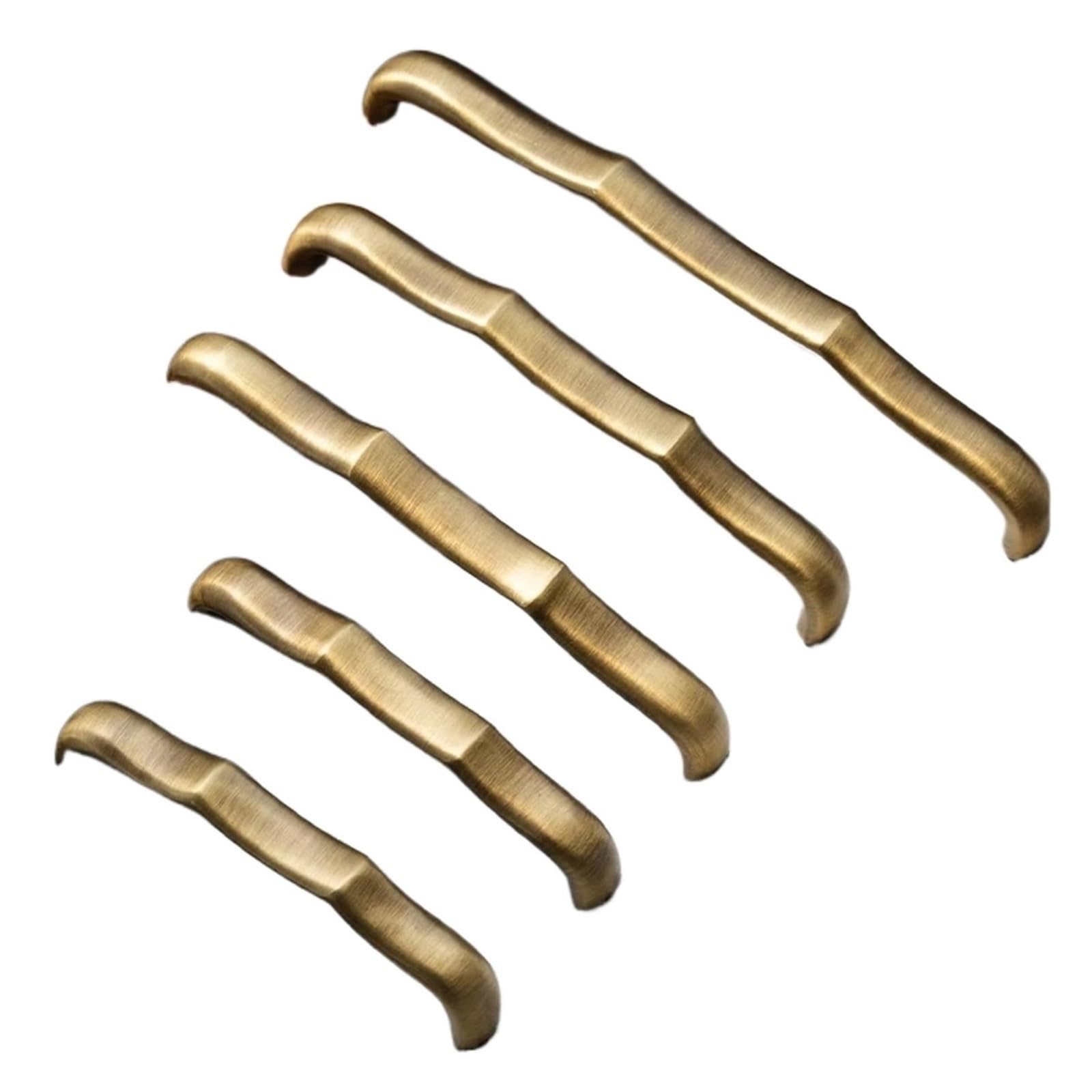Qvorlth Vintage Cabinet Pulls Santaya Antique Brass Cabinet Pulls Handles Dresser Drawer Solid Wardrobe Kitchen Hardware Pull(Pitch-row-128mm)