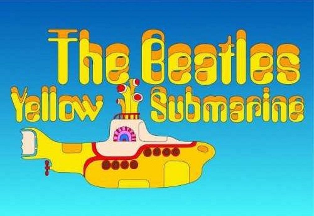 The Beatles The Beatles"Submarine" Postcard 100% Geuine Official Merchandise