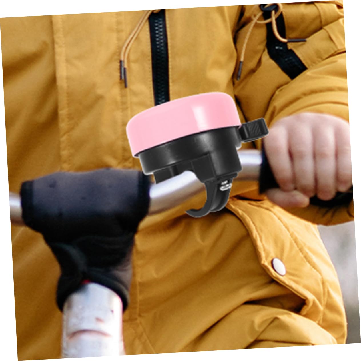 Yardwe Kinderwagenklingel Mädchen Glocke Tür Kabel Bergglocke Glocke Für Messgerät Kleinkind Klingel Blau Kinderglocke Fahrradklingel Rollerzubehör Flyer Plastik Rosa