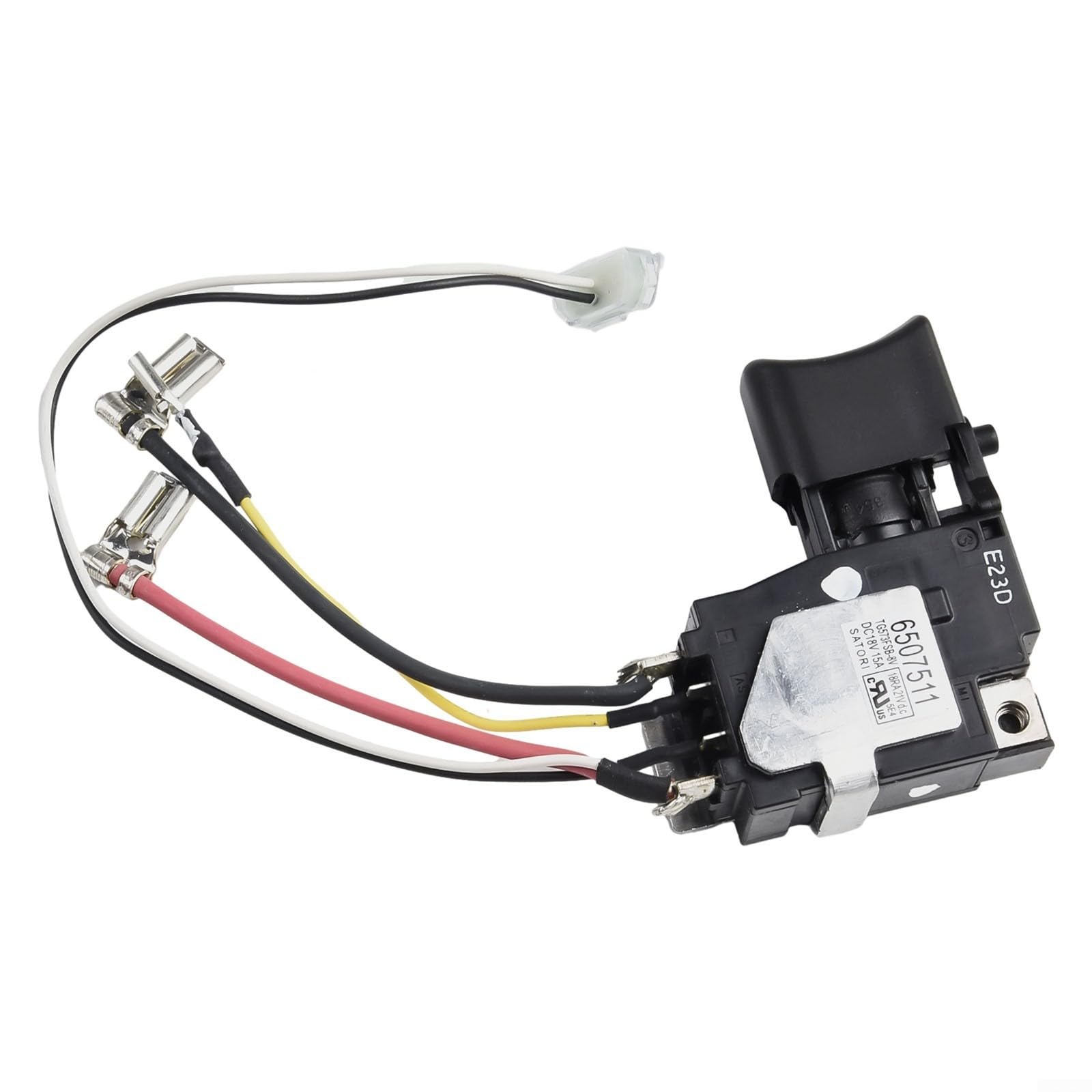 Zilimontt Interrupteur 18 V compatible avec les pilotes TD152D DTD152 DTD152Z DTD152RME DTD152RFE 6507511, installation facile