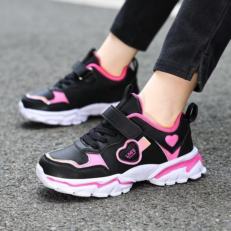 Kid Girl Fashion Lightweight Walking Sneakers for Outdoor Sport Running Travel School4