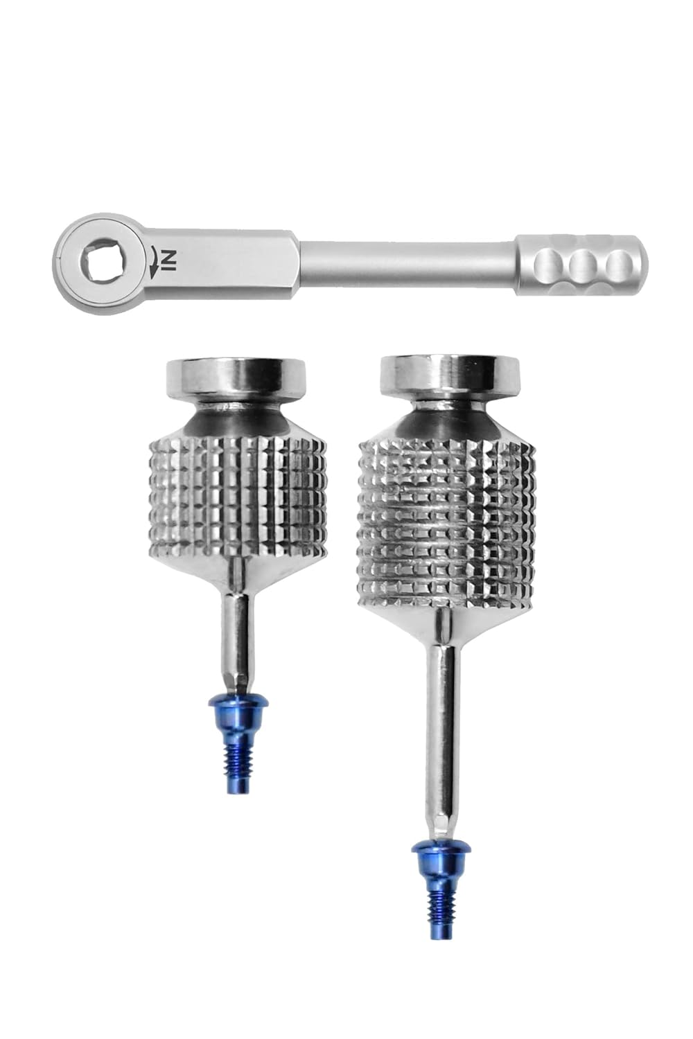 Dental Implant Hex Driver 1.21 mm 0.048" – Compatible with Internal Hex Screws – Surgical Stainless Steel Tool for Implant Abutment – 4 mm Wrench Pocket – Professional Lab and Clinical Use Code HD02