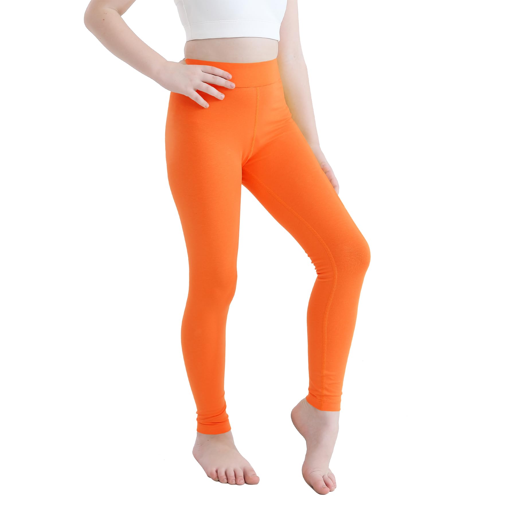 Dreammonkey 2T to 15Years Girls Cotton Leggings Kids Soft Stretch Pants