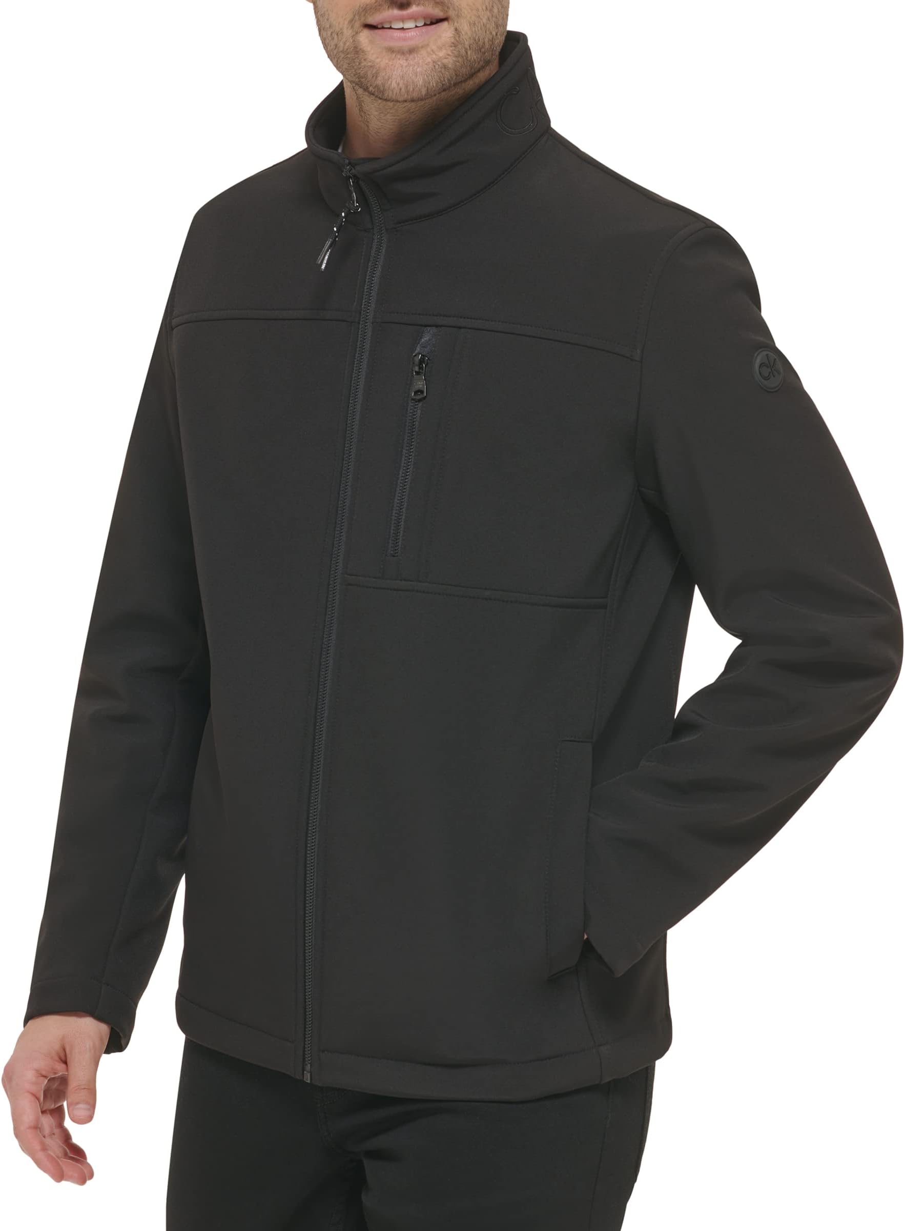 Men's Soft Shell Open Bottom Jacket Shell Jacket