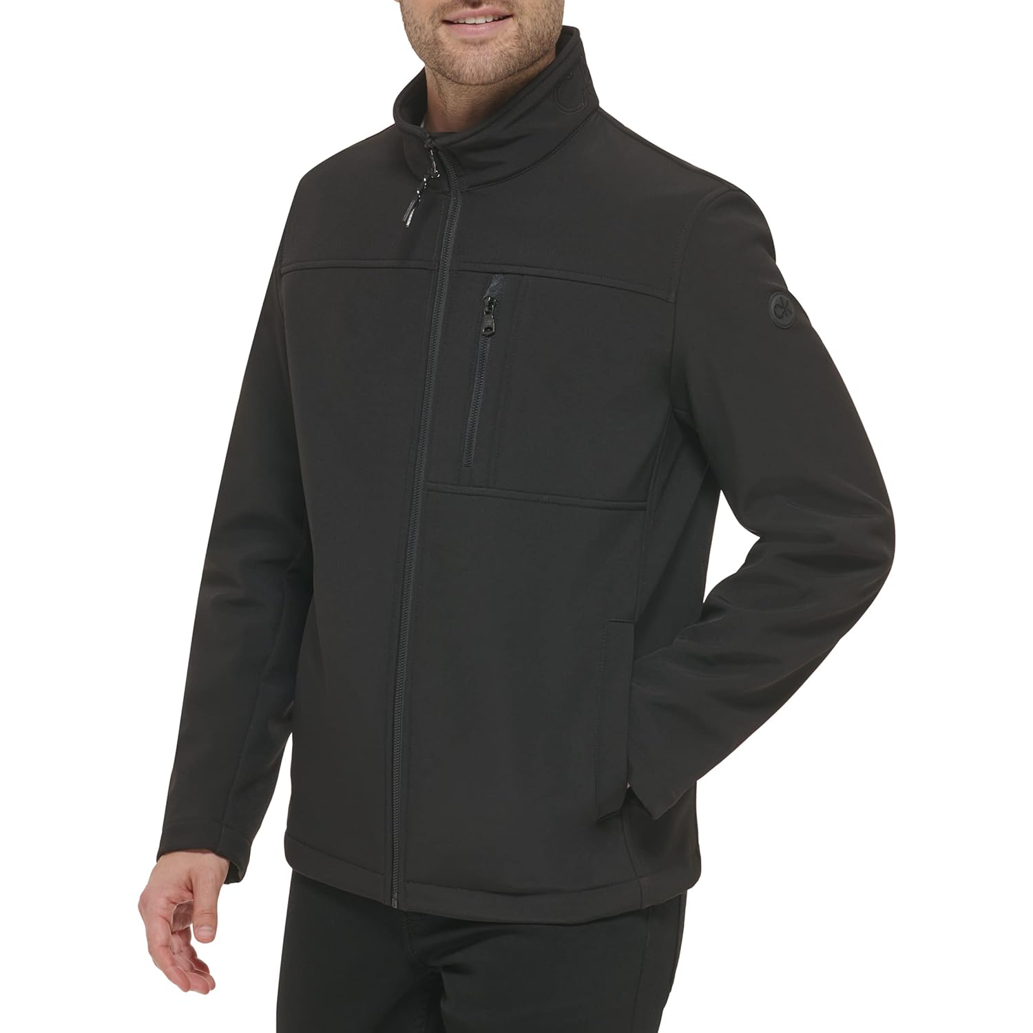 Calvin Klein Mens Water Resistant Windbreaker Jackets for Men Standard and Big and Tall