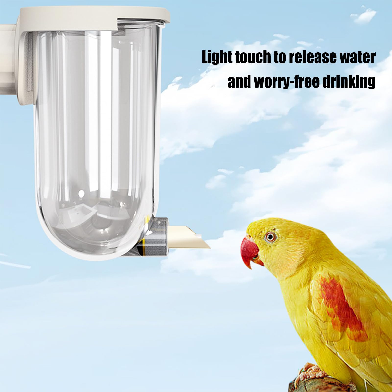 Abbeveratoio Per Uccelli | 330 Millilitri Senza Gocciolamento Bevitore Automatico Pappagalli - Alimentatore D'Acqua Per Uccelli,Per Canarini Uccellini Cocorite Inseparabili Calopsite