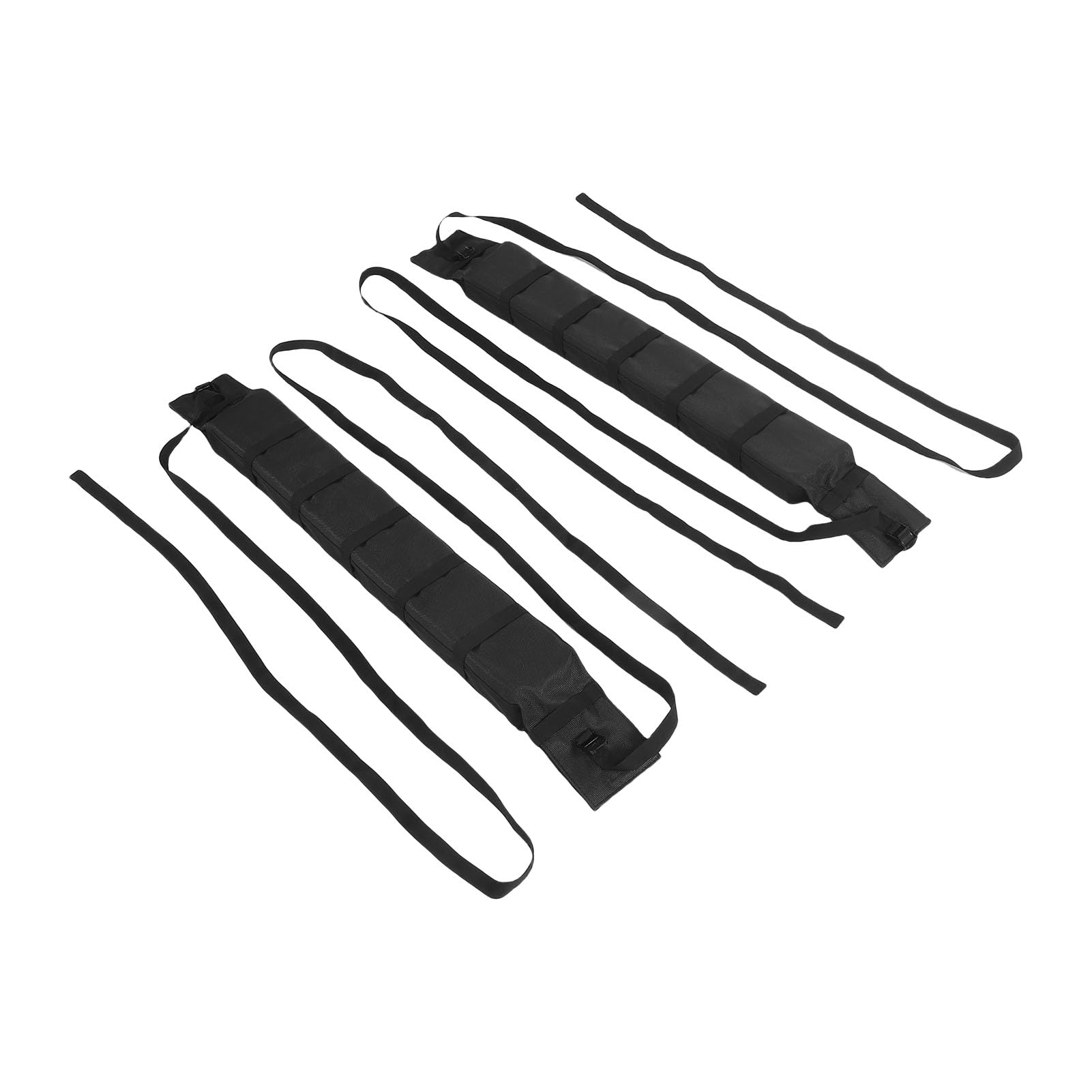 Akozon Universelle Weiche Dachgepäckträger-Pads für Kajaks, Surfbretter
