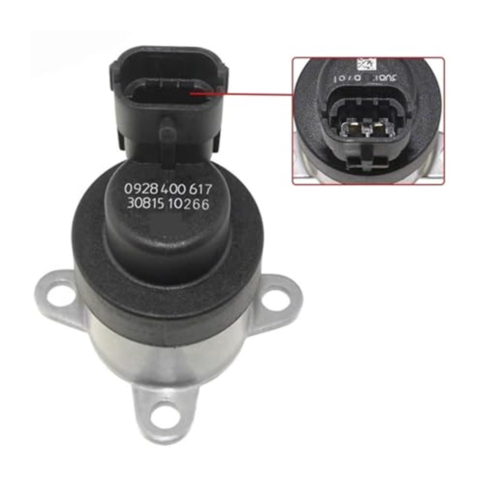 Régulateur de Pression de Carburant, soupape de Commande pour Citroën, Ford, Peugeot, Volvo 1.6 Tdci HDI D 0928400617 0928400627 0928400473
