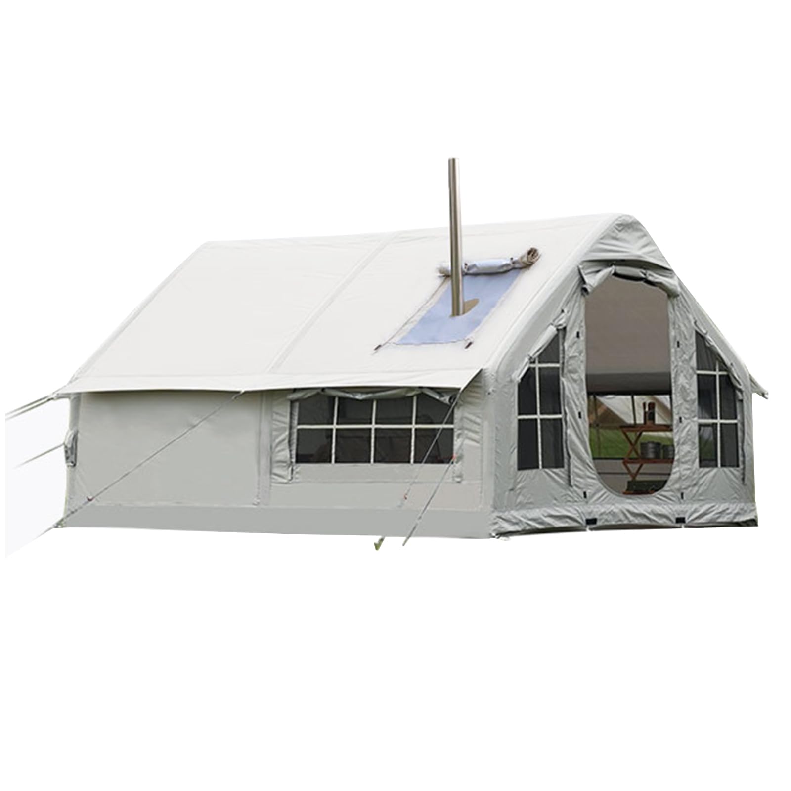 Aufblasbares Zelt 6 Personen Extra Big Air Haus Zelt Familienzelt Einfache  Einrichtung Outdoor Campingzelt Inflatable Tent Mit Kaminffnung,  Aufblasbares Haus Mit Aufbewahrungstasche Und Luftpumpe : Amazon.de: Sport  & Freizeit