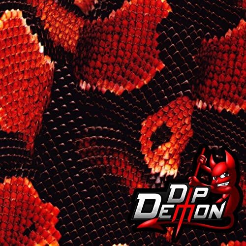 Hydrographic Film Snake Red Boa Snake Skin Reptile Snakeskin Animal Hydrographic Water Transfer Film Hydro Dipping Dip Demon