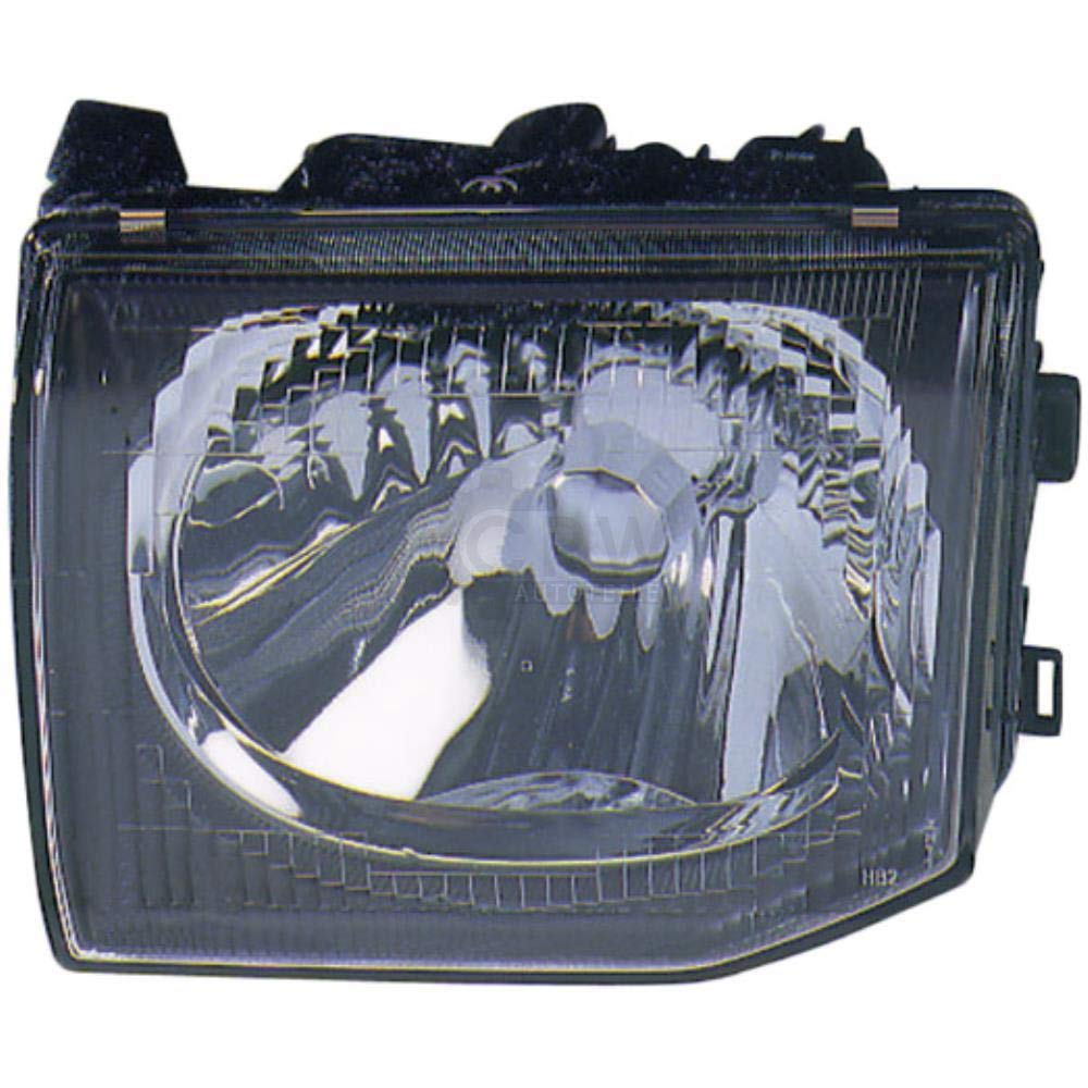 Faro halógeno izquierdo H4 para Pajero II Canvas Top, incluye bombillas Osram
