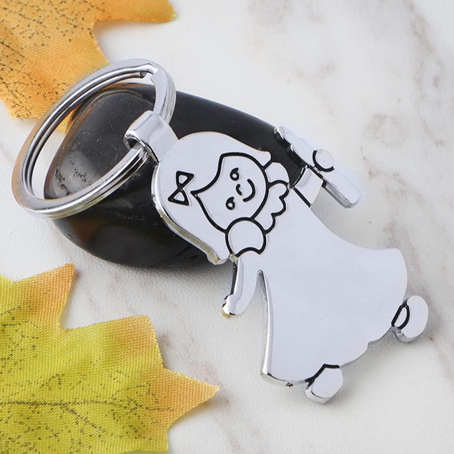 ARFUKA Keyring Angel Pendant Keyring Metal Key Chain, Christmas/Birthday/Valentine's Day Gift for Men and Women - Image 4