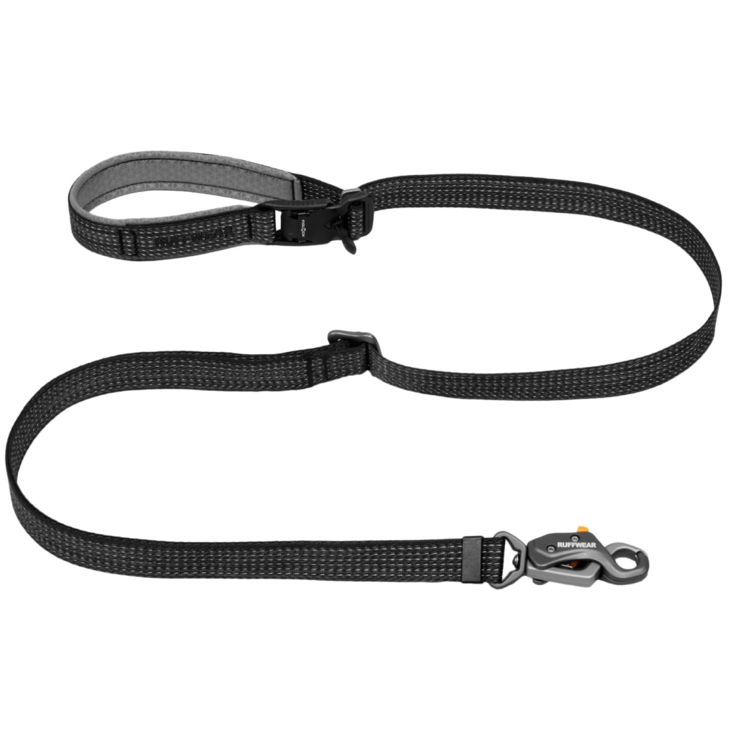 Ruffwear Ridgeline - Correa extensible para perro, 2 m, correa para perro manos libres, cinturón de cintura 2 en 1 o mano, asa acolchada ajustable y lazo de transporte para bolsas de excrementos de