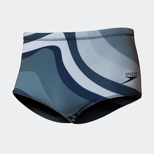 Sunga Tradicional Beach Waves, Speedo, Masculino, Estampa Sublimada, Resistência ao Cloro e Filtro Solar, Tamanho P - Verde