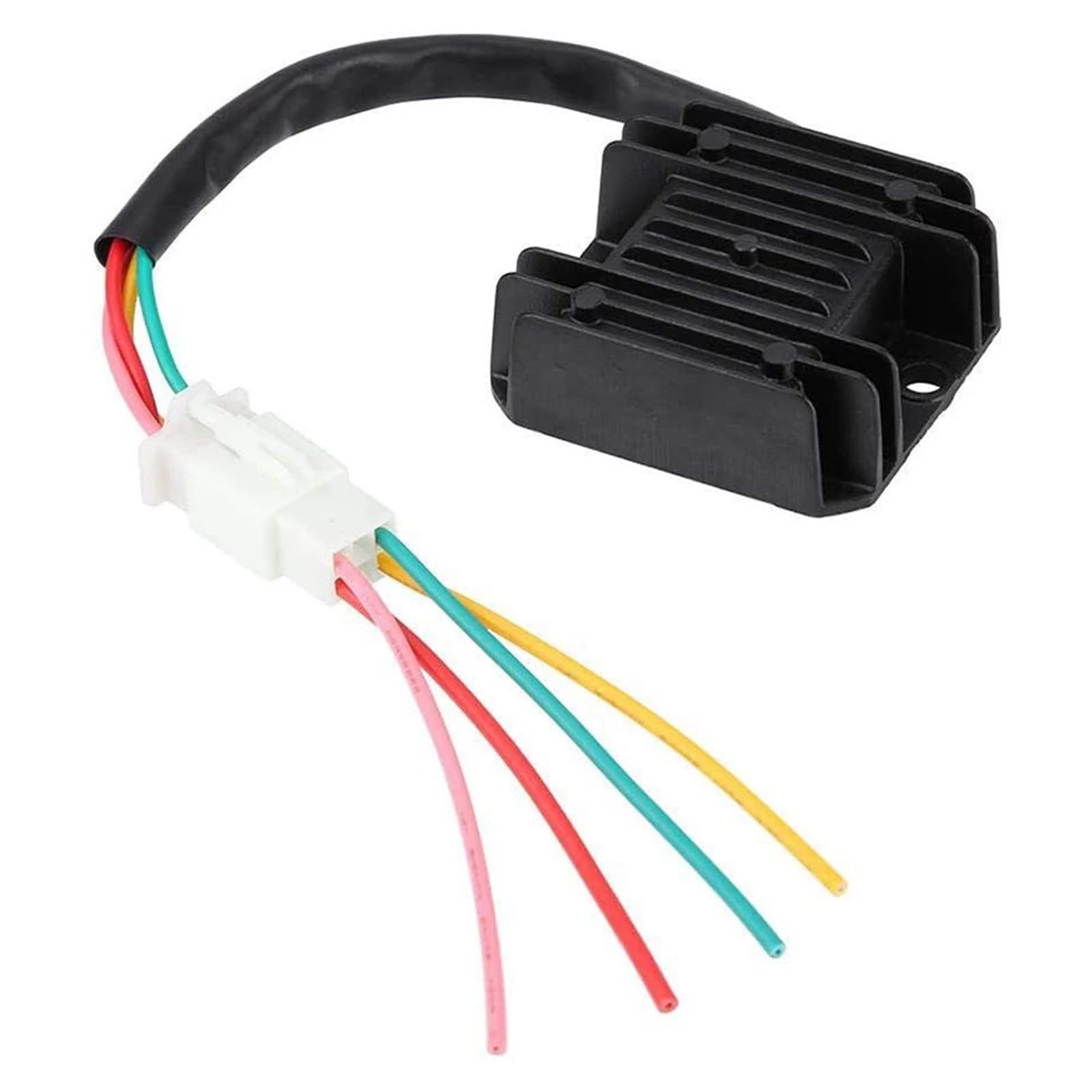 Regulator napięcia prostownik Pasuje do motocykla silnik łodzi ATV GY6 CG125-250CC 4 przewody prostownik prądu uniwersalny regulator napięcia Prostownik