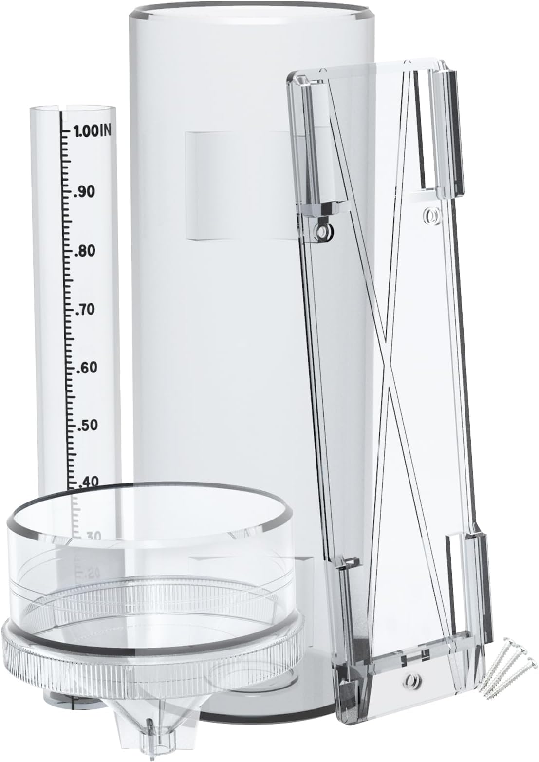 Outdoor Rain Gauge with Mounting Bracket